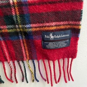 Ralph Lauren Blue Label Vintage Plaid Scarf